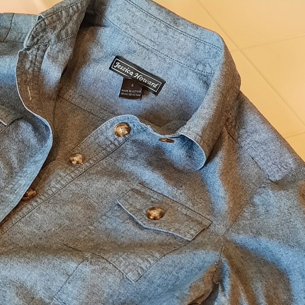Jessica Howard Shirt Dress - Picture 2 of 5